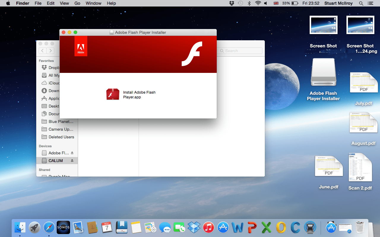 mac adobe flash virus